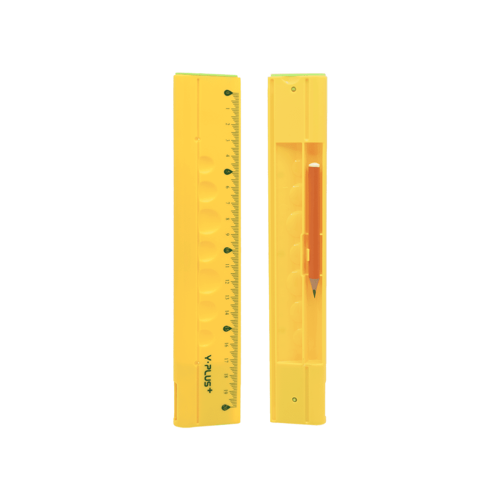Y.Plus ruler and pencil holder  , 20cm ,