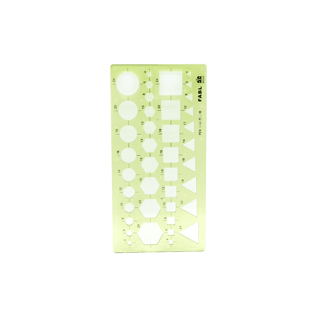 Fabl ruler and stencil