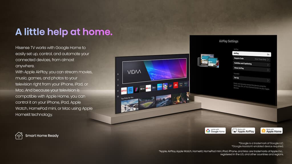 Hisense 85U7K Mini-LED ULED 4K VIDAA Smart TV 8