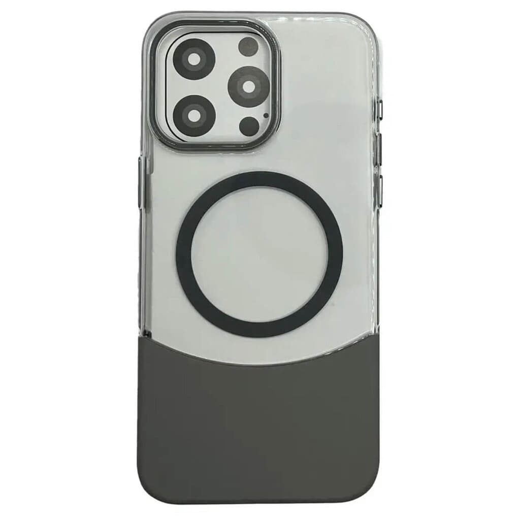 cover iPhone 15 pro max silver white
