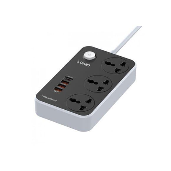 3 AC Outlets Universal Power Strip SC3412 4