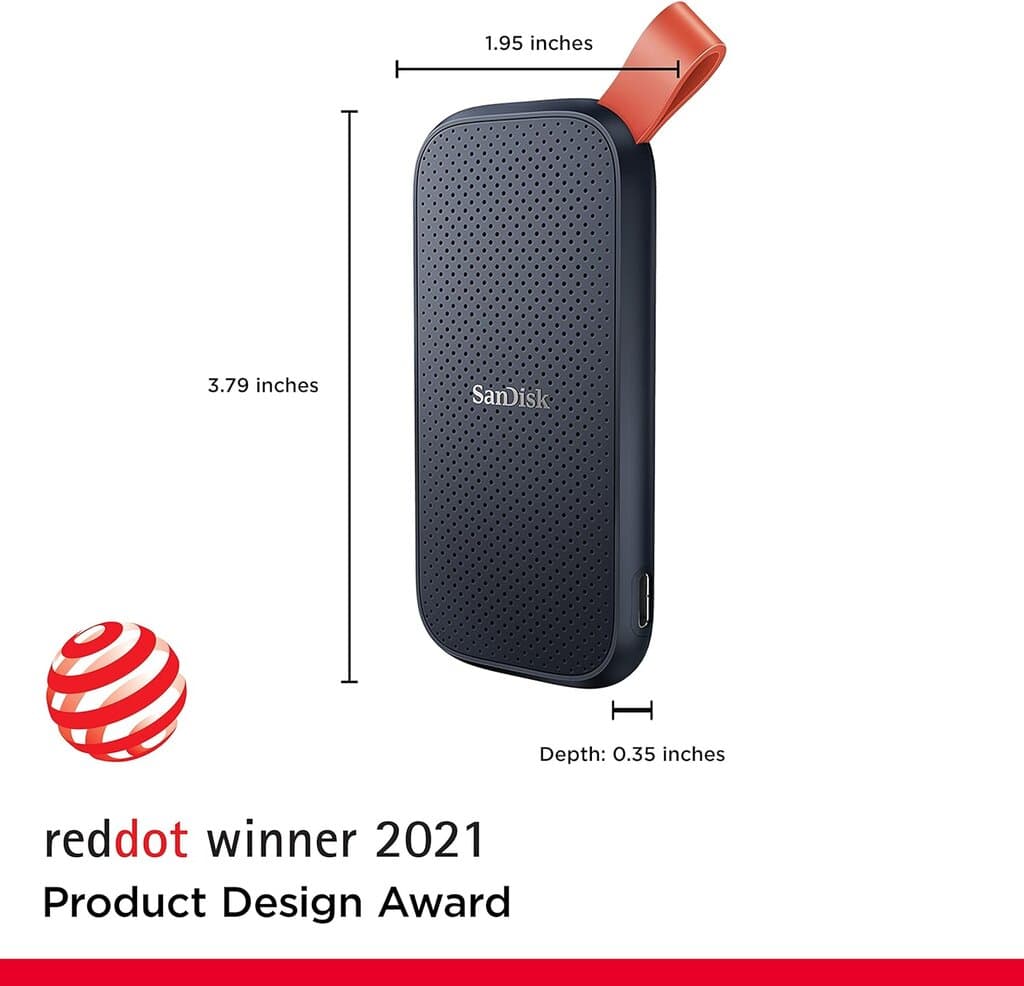 SanDisk 1TB Extreme SSD: 1050MB/s, IP65 2