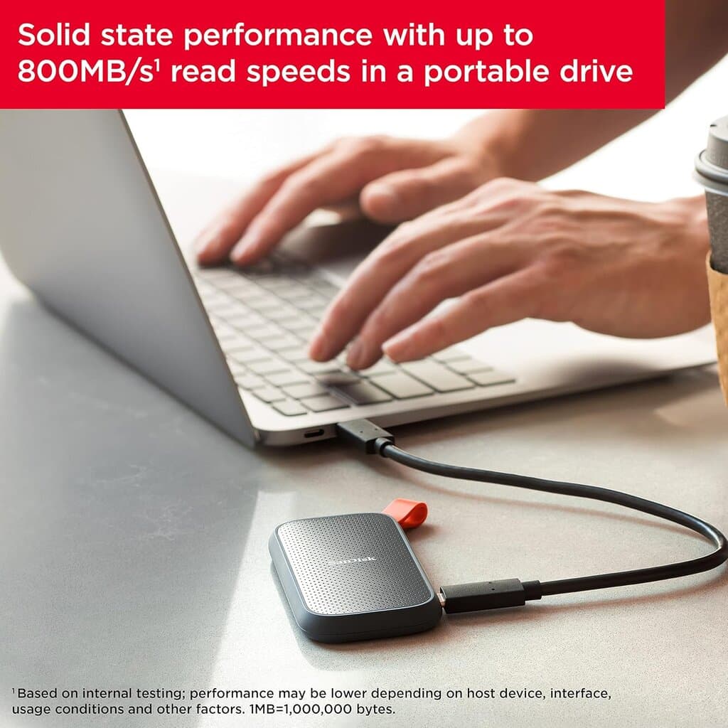SanDisk 1TB Extreme SSD: 1050MB/s, IP65 5
