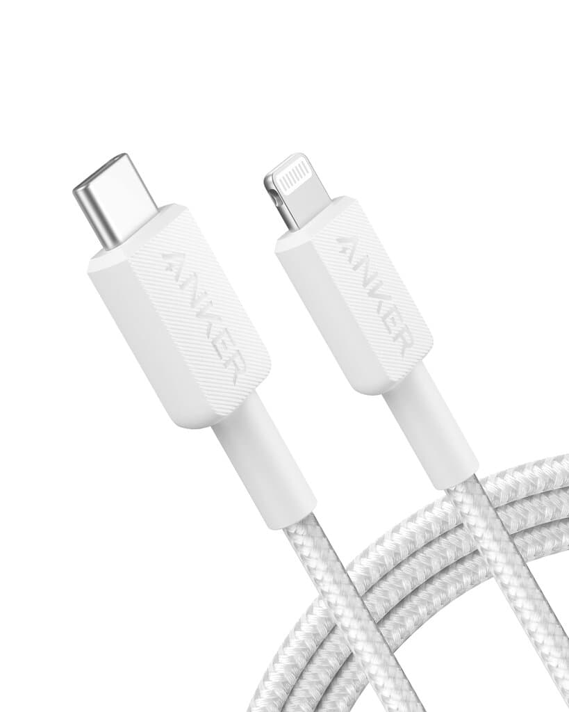 Anker 322 USB-C to Lightning Cable White 2