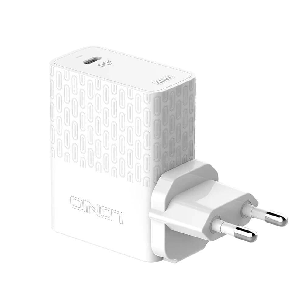 LDNIO 40W usb-c pd foldable-plug charger Type C to Type C A1405c 2