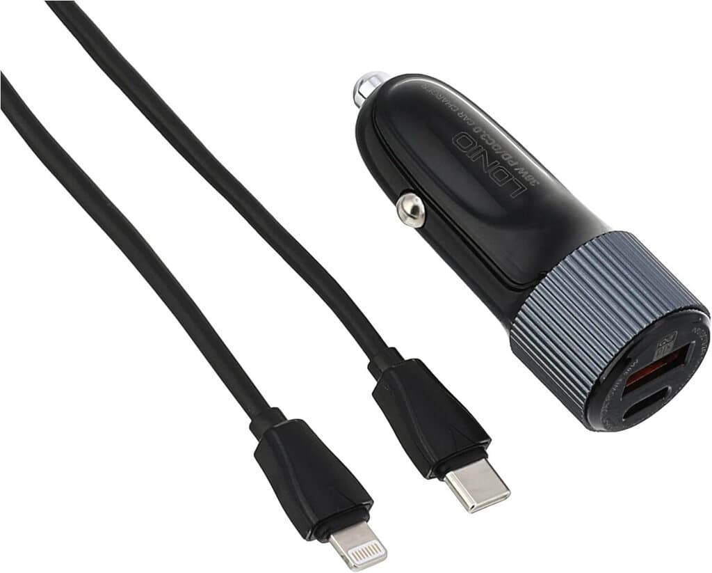Ldnio Car Charger & Micro Cable 1m + 18w