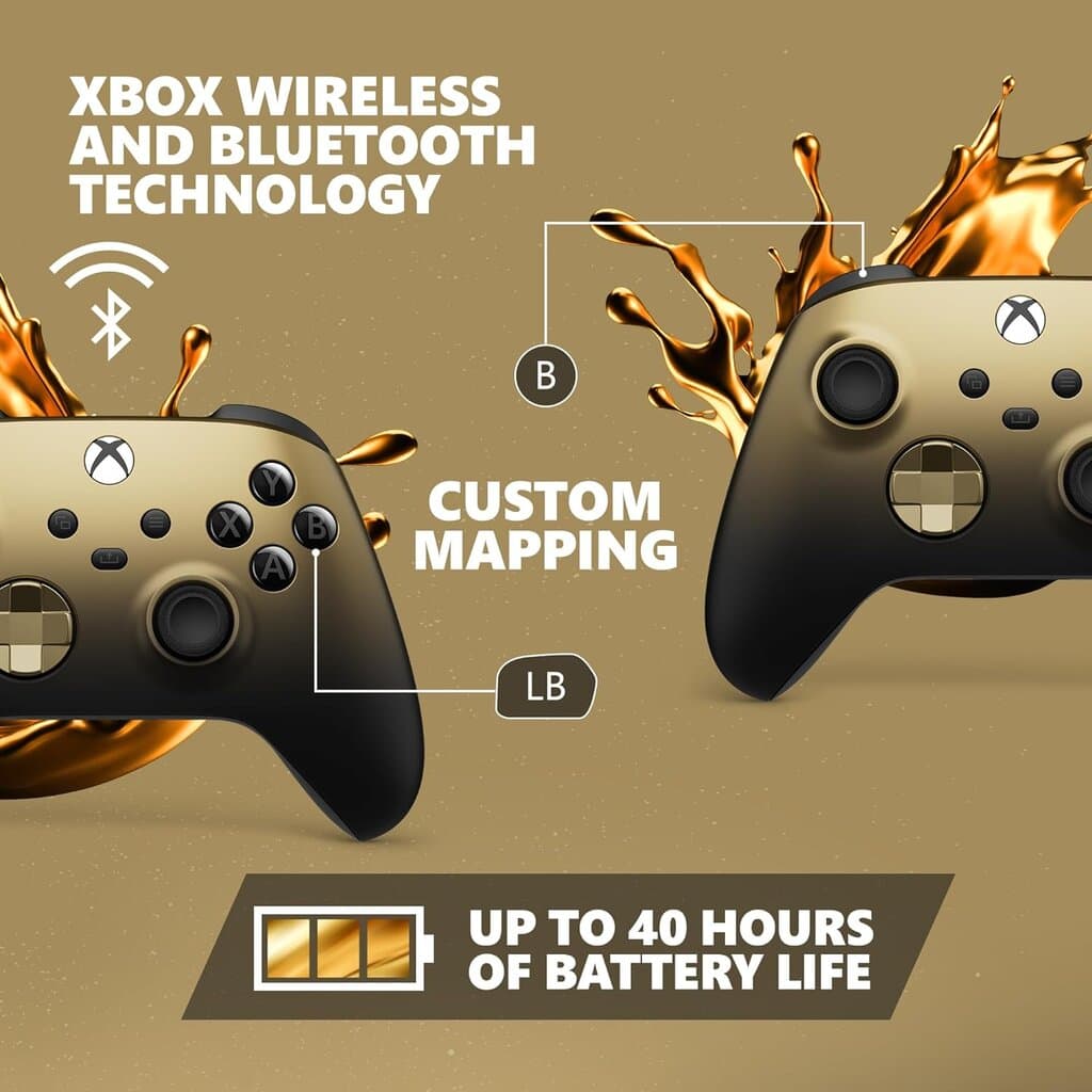 Microsoft Xbox Core Wireless Controller - Gold Shadow (Special Edition) — photo 3