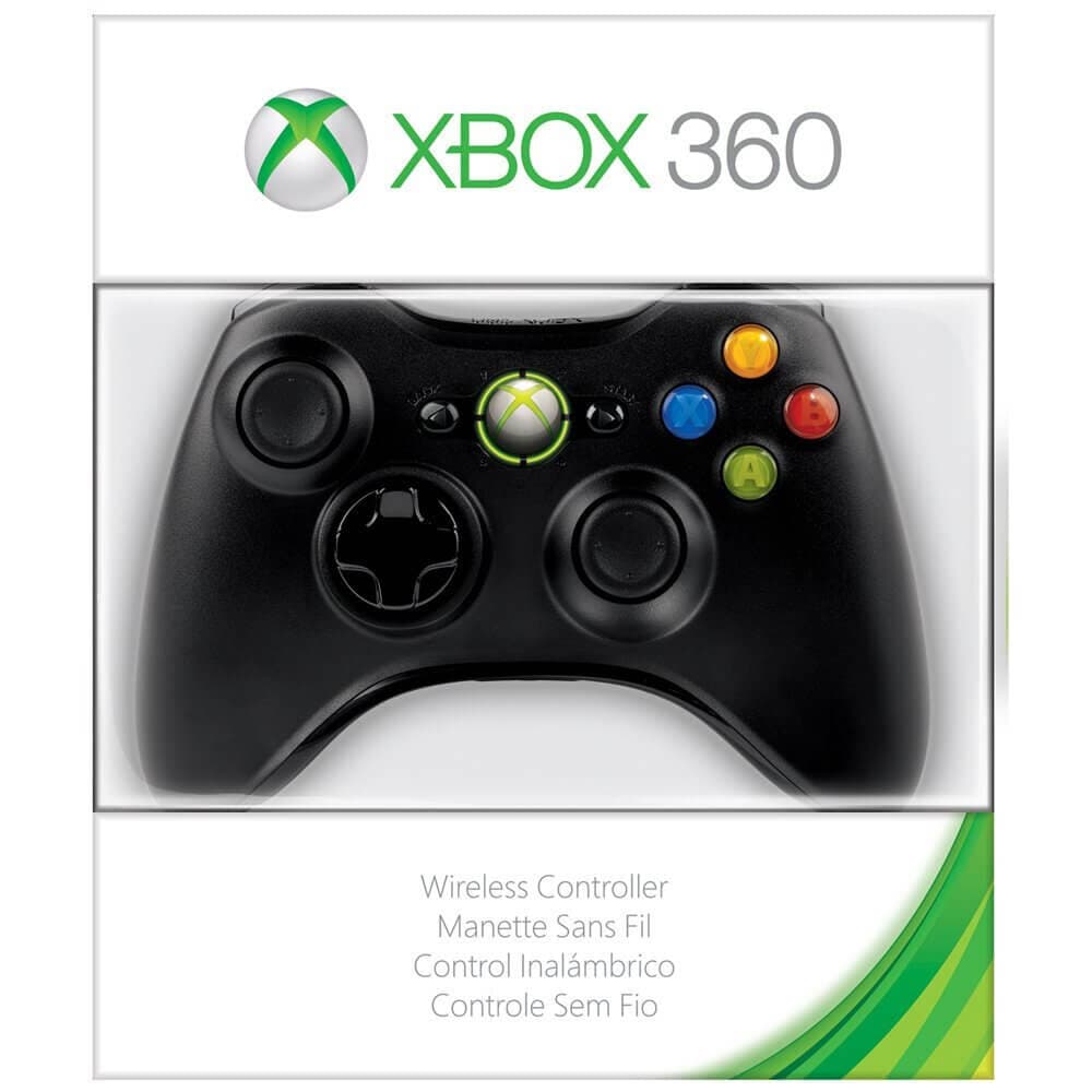 Microsoft Xbox 360 Wireless Controller, Black