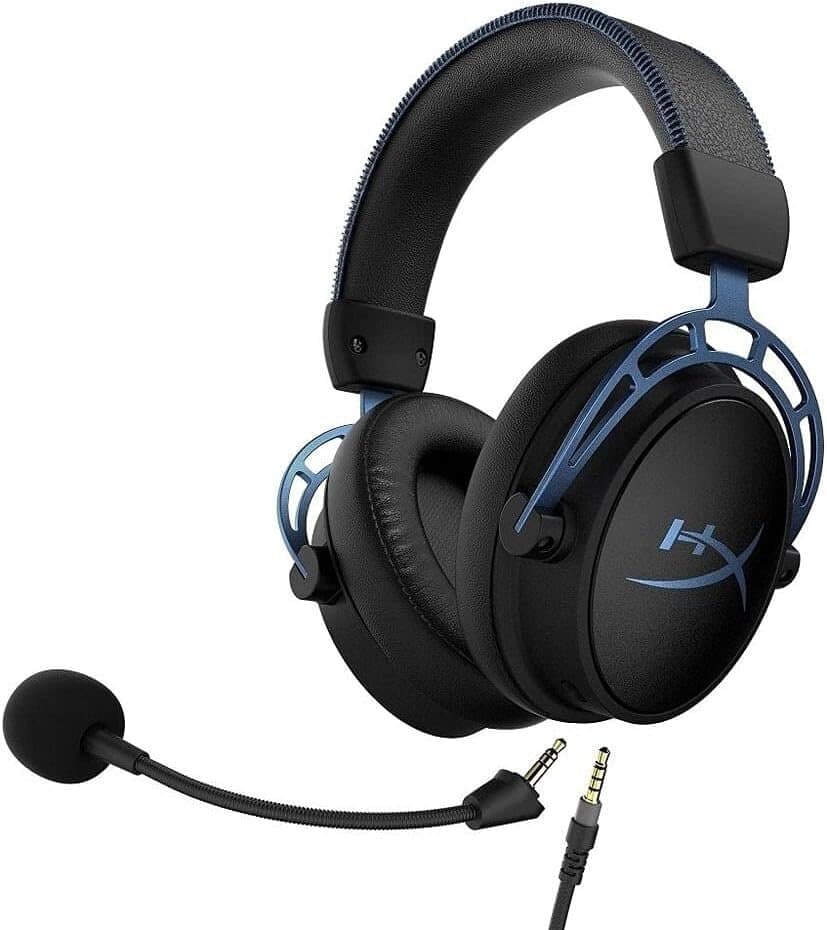 HyperX Cloud Alpha S Gaming Headset: 7.1 Surround Sound, Blue (OPEN BOX) 5