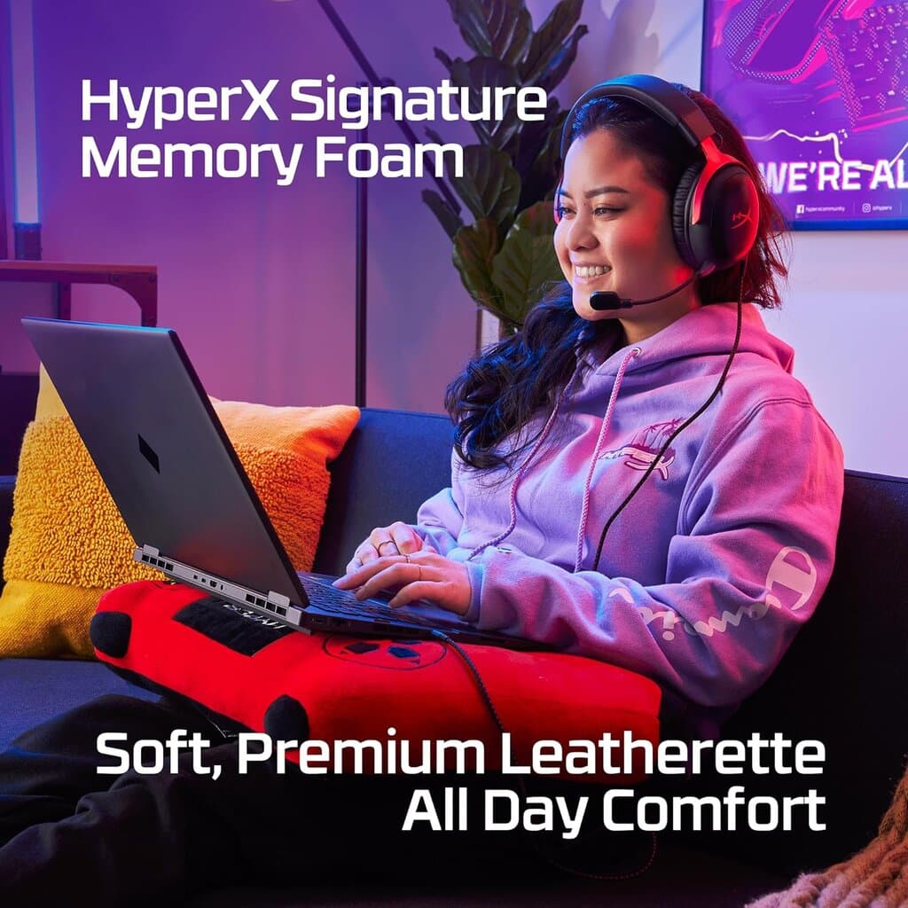 HyperX Cloud III Wired Gaming Headset: DTS, Black/Red (OPEN BOX) 3