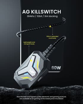 ADAPER AG KILLSWITCH 60W / 384khz / 32bit / 3in1 docking