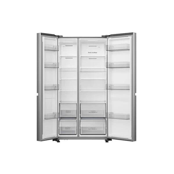 Hisense Four Doors Refrigerator RS869N4ASU - Silver 2