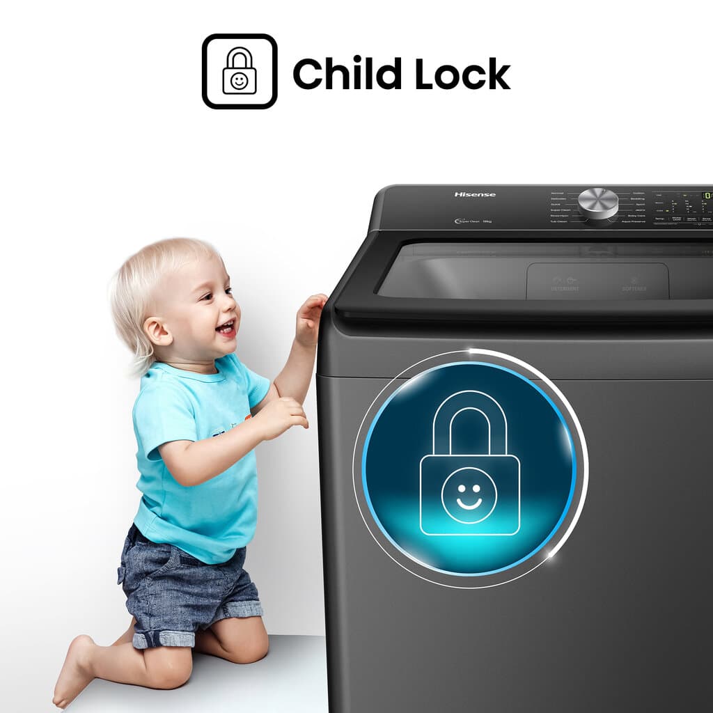 Hisense 17 kg Top Load Fully Automatic Washing Machine - WT3T1723UT 2