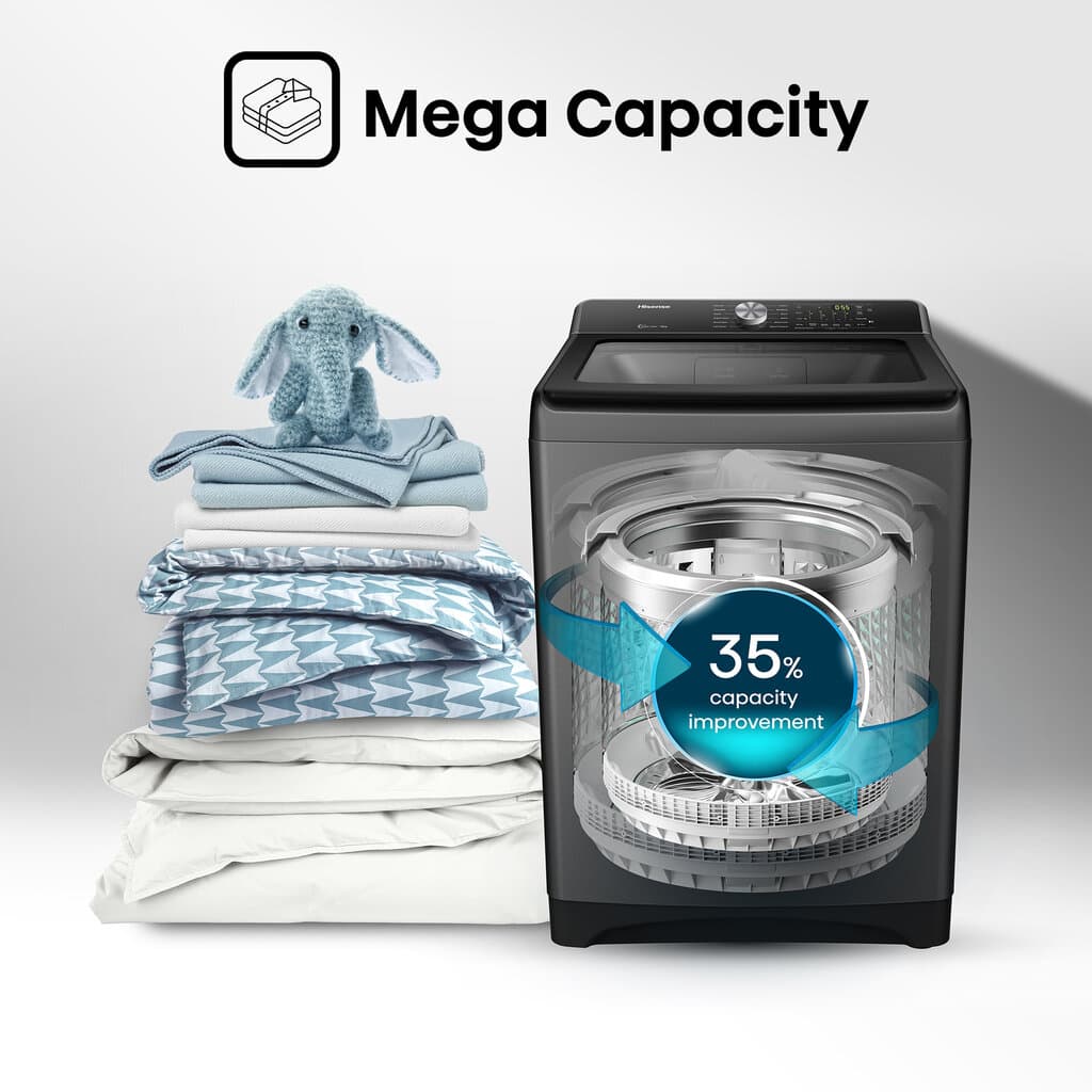Hisense 17 kg Top Load Fully Automatic Washing Machine - WT3T1723UT 4