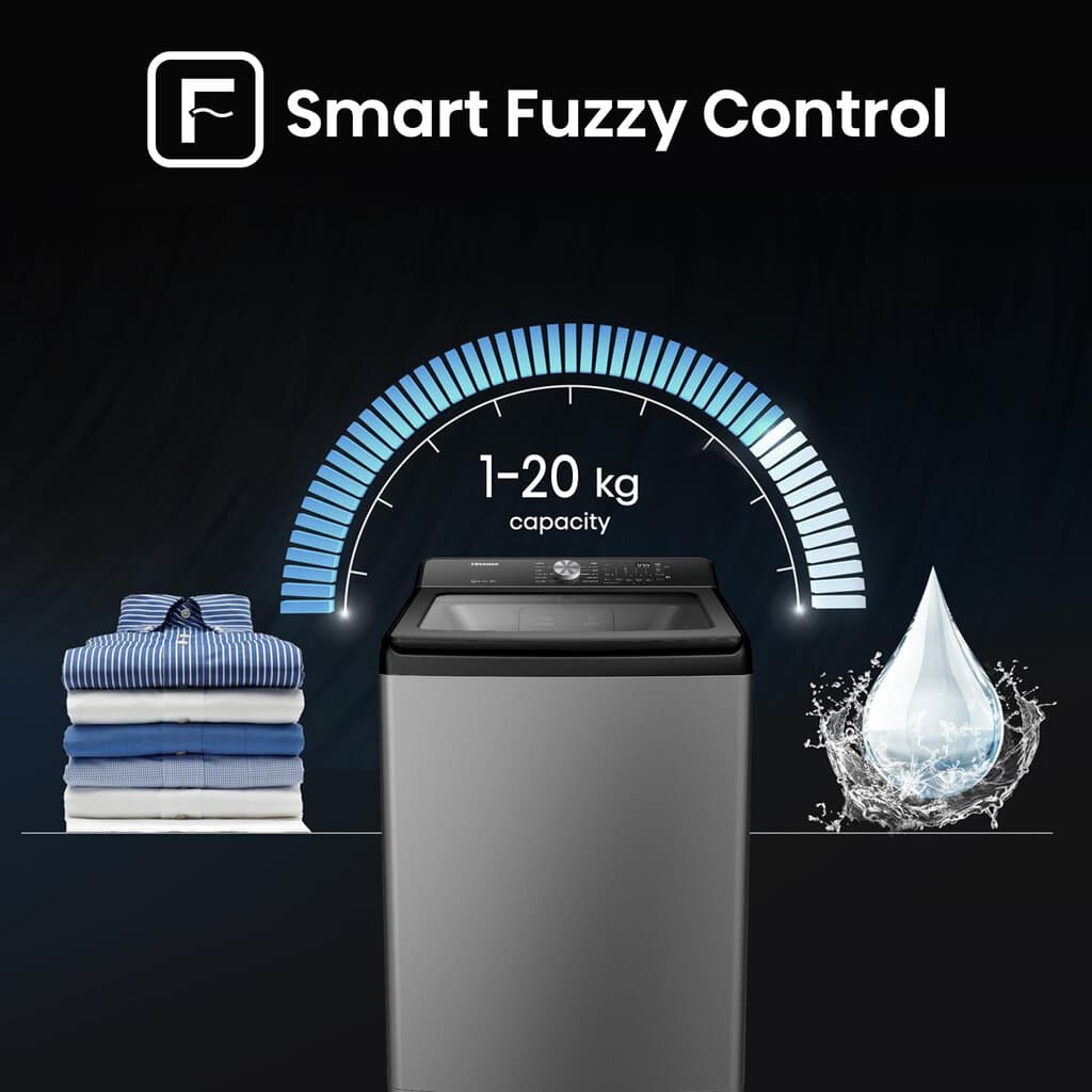Hisense 17 kg Top Load Fully Automatic Washing Machine - WT3T1723UT 6