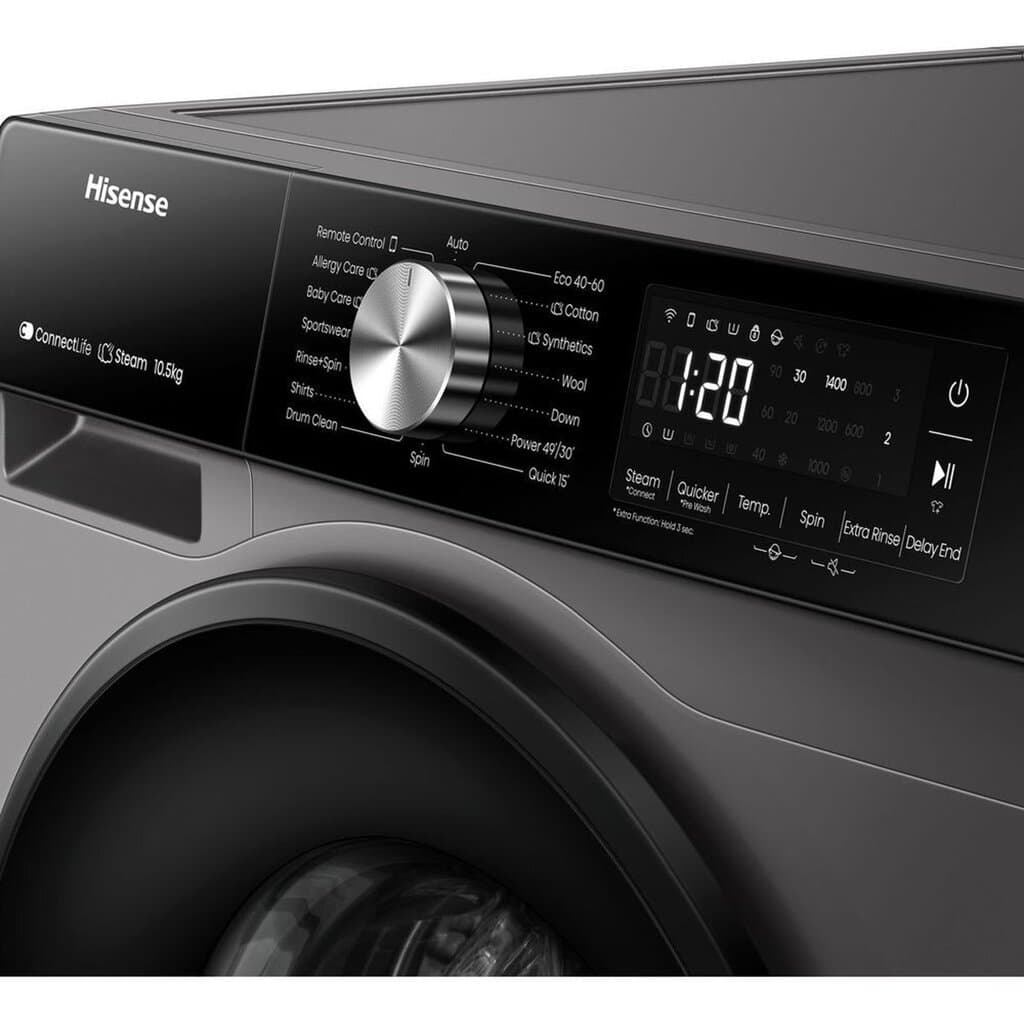 Hisense Smart Front Load Washing Machine 10.5 kg -  WF3S1043BT 4