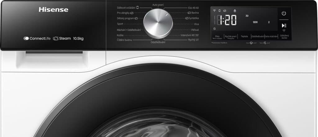 Hisense Smart Front Load Washing Machine 10.5 kg -  WF3S1043BW 2