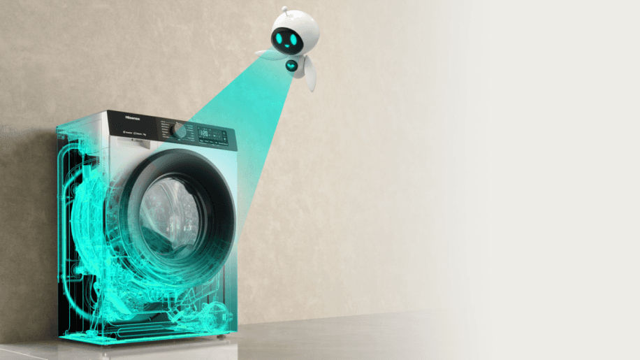 Hisense Smart Front Load Washing Machine 10.5 kg -  WF3S1043BW 4