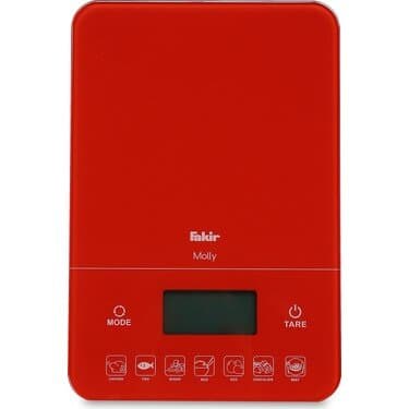Fakir Molly Digital Kitchen Scale - Red 2