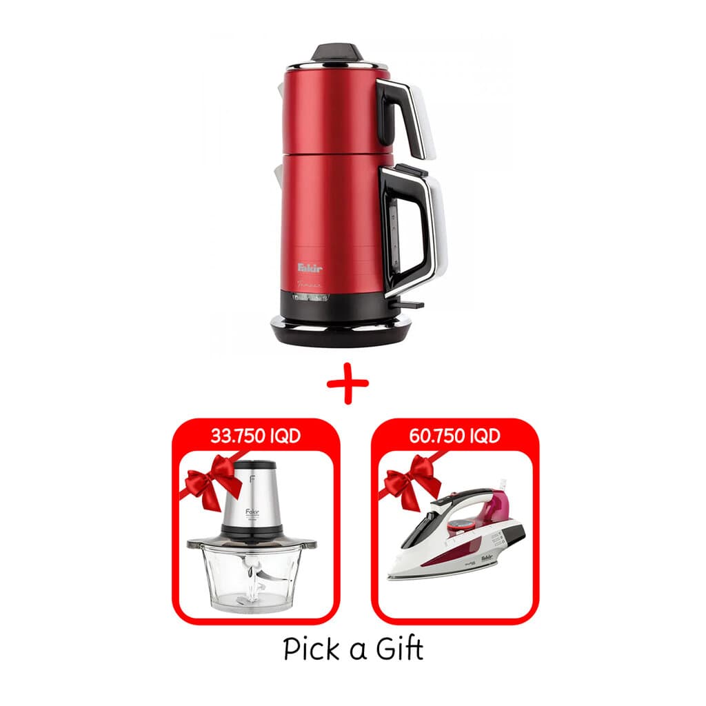 Fakir Temper Tea Maker (Rouge) + Only 1 Gift