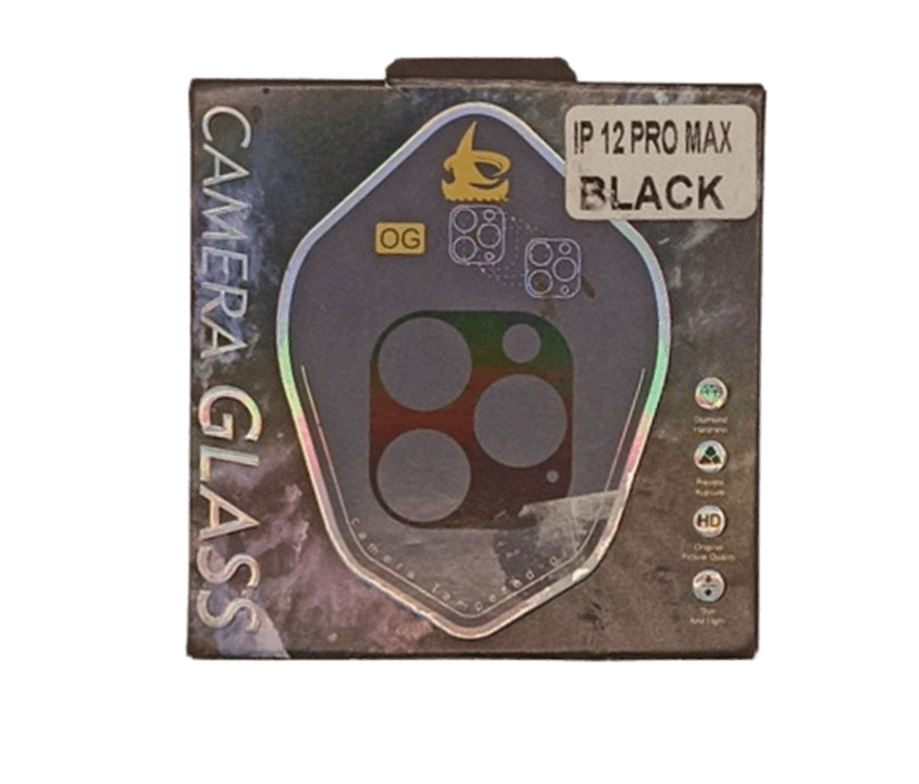 Camera Lens Protector for iPhone 12 Pro Max (Black)