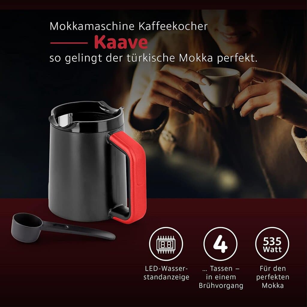 Fakir Kaave Steel Turkish Coffee Maker - Rouge 2