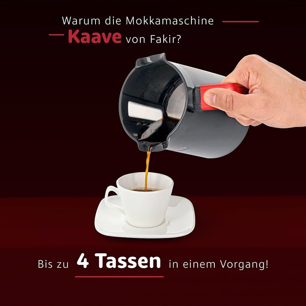 Fakir Kaave Steel Turkish Coffee Maker - Rouge 3