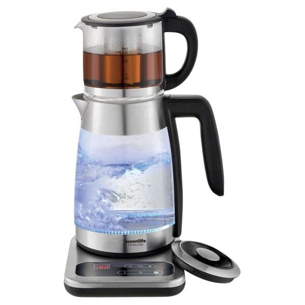 MOONLIFE TEAGLASS TEA MAKR (BLACK-GLASS)