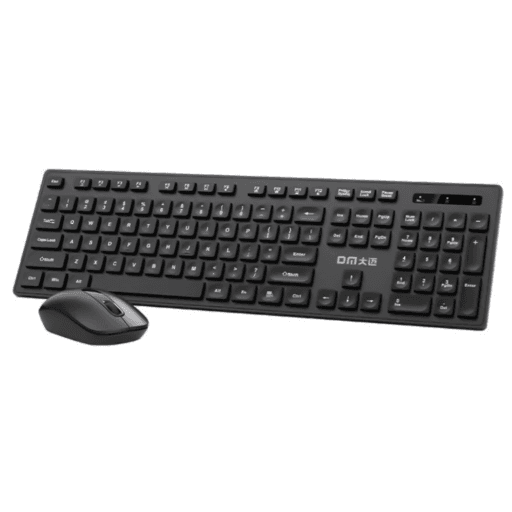 DM K12 Arabic English Wireless Keyboard and Mouse Set