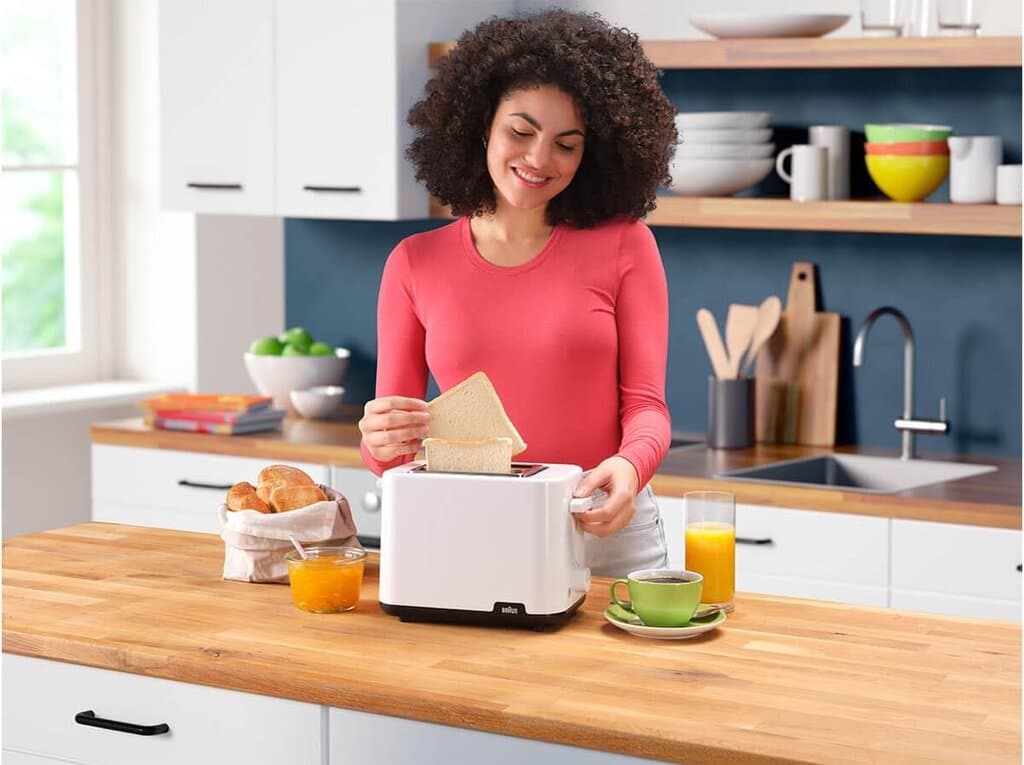Braun Breakfast Toaster - HT1010WH (White) 4