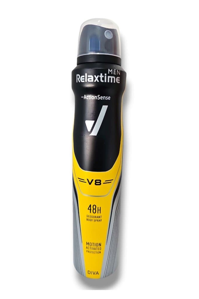 معطر جسم رجالي V8 ريلاكس تايم 200 مل من Diva
