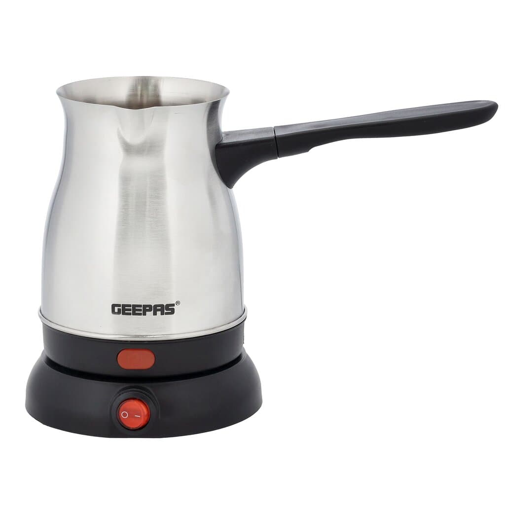 Geepas Stainless Steel Electric Turkish Coffee Maker - GK38050 (Sliver)