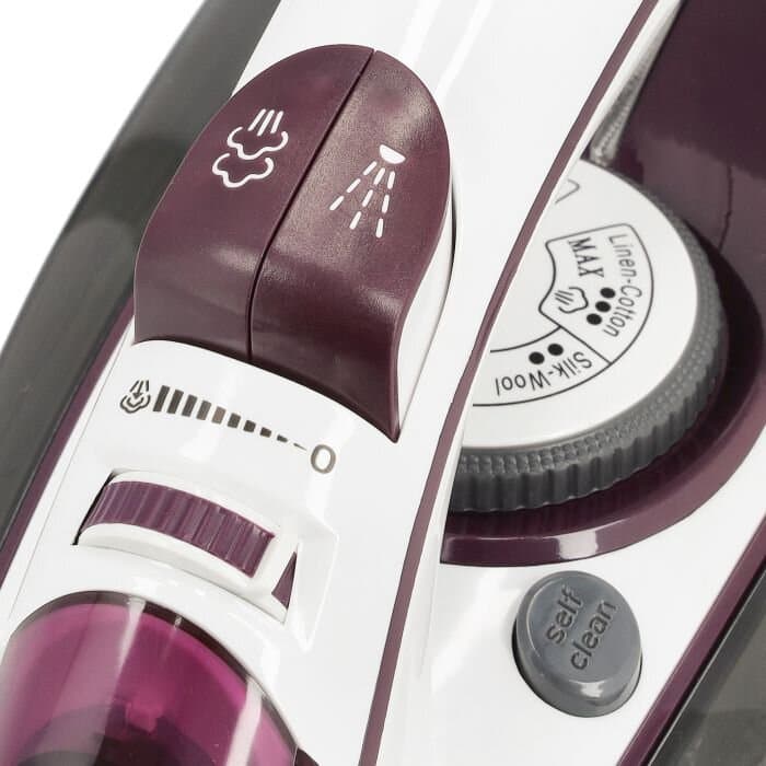 Geepas Ceramic Steam Iron - GSI24025 (Purple) 2