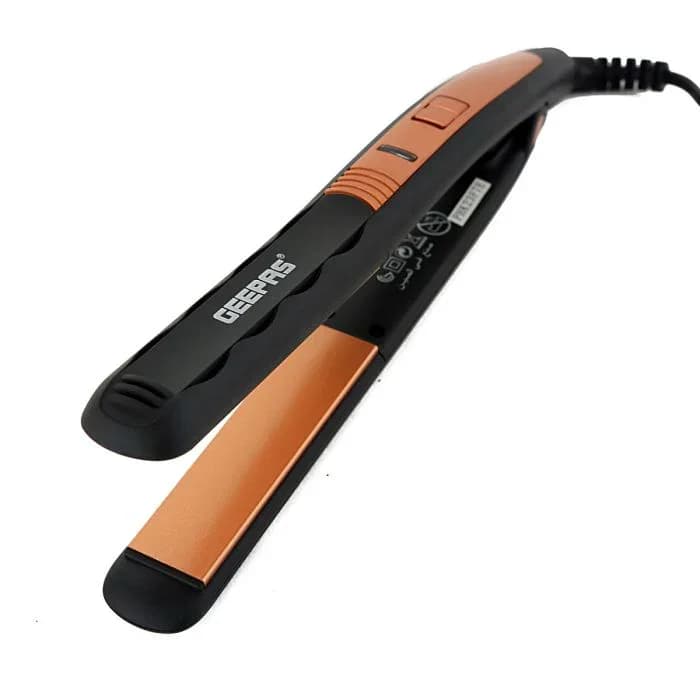Geepas Hair Straightener With Ceramic Plates - GH8723 (Gold & Black)