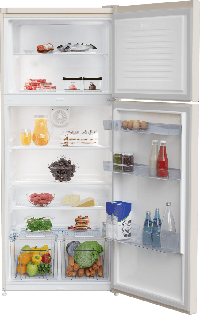 Beko Refrigerator with Freezer (450 L) - Beige - RDSE450K20B 3