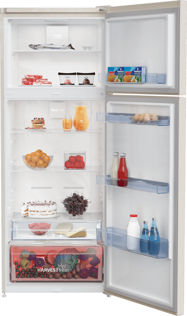 Beko Refrigerator with Freezer (455 L) - Beige - RDNE510M20B 4