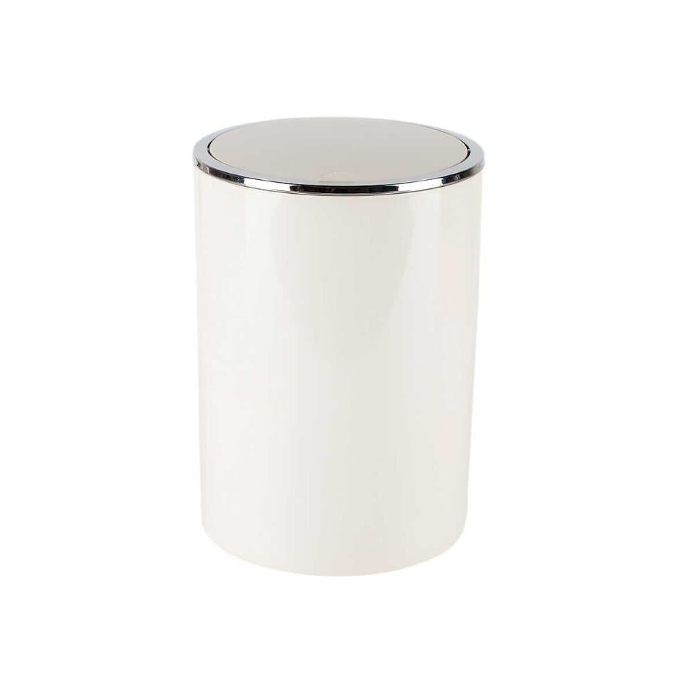 Lenox Dustbin 6 Lt Beige Plastic