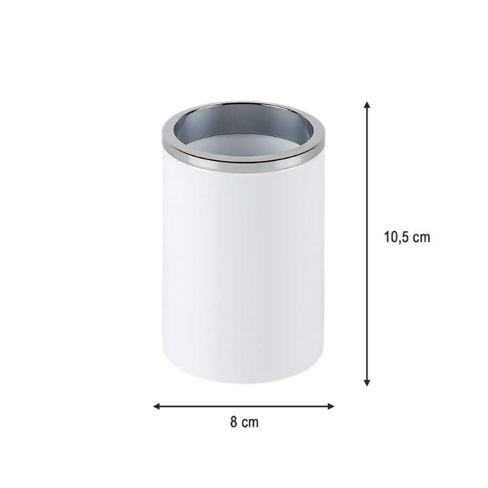 Lenox Toothbrush Holder White Plastic 2