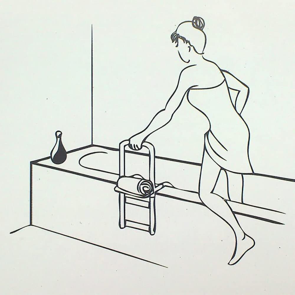 Bathtub Handle White 2
