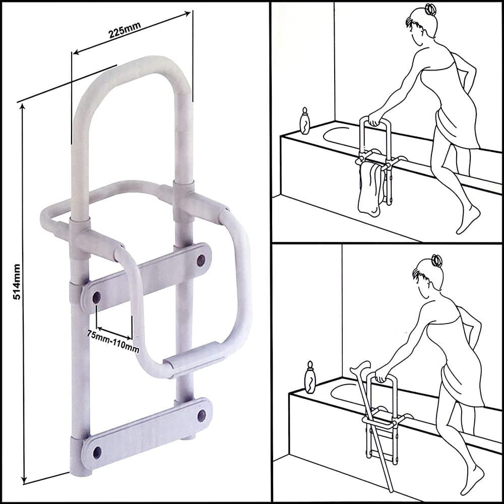 Bathtub Handle White 4