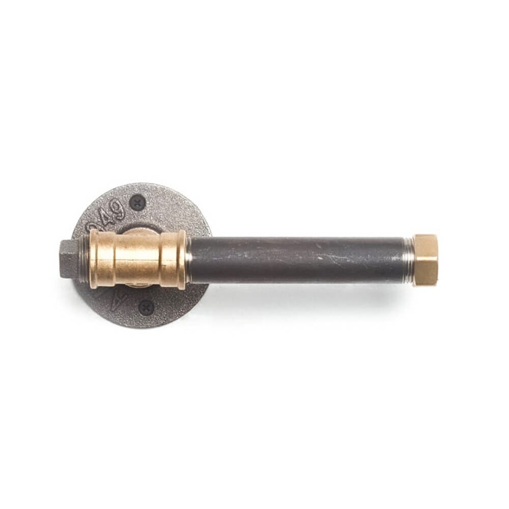 Toilet Paper Holder Black Gold