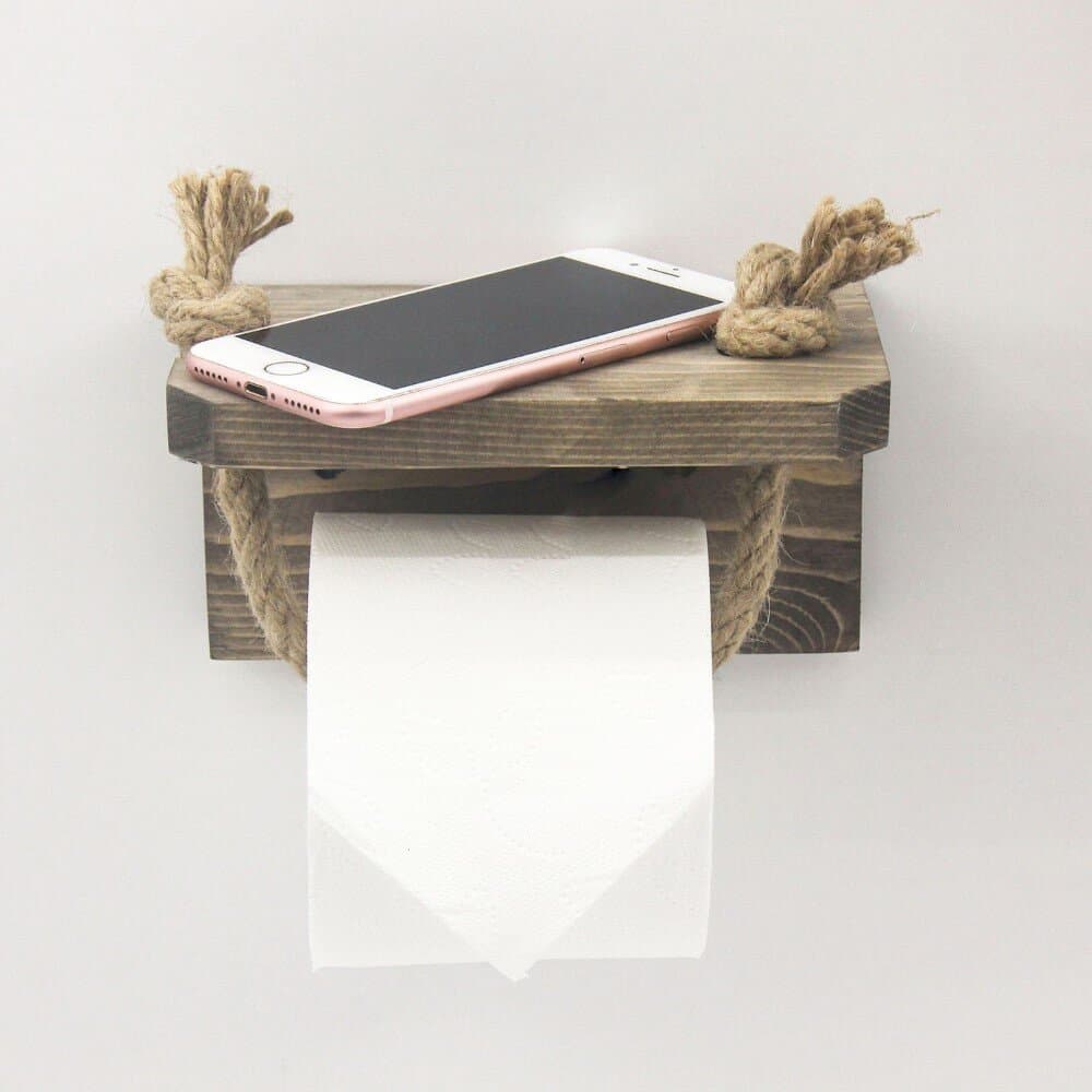 Toilet Paper Holder Walnut 4