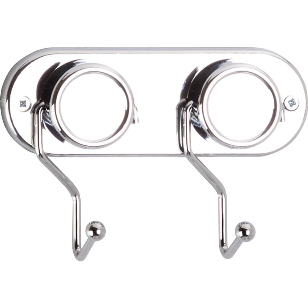 2-Hook Bath Hanger Chrome