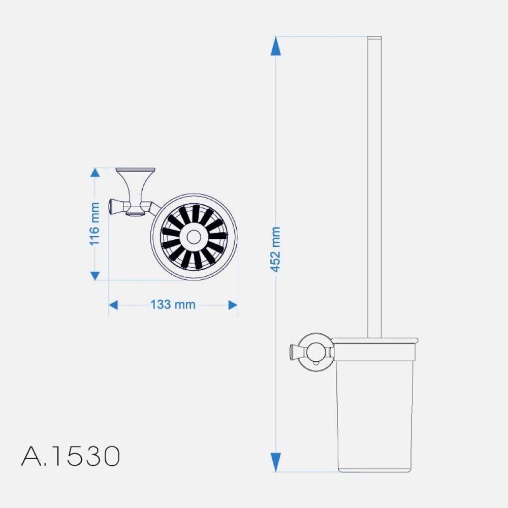 Art Titan Toilet Brush Wall Mounted 2