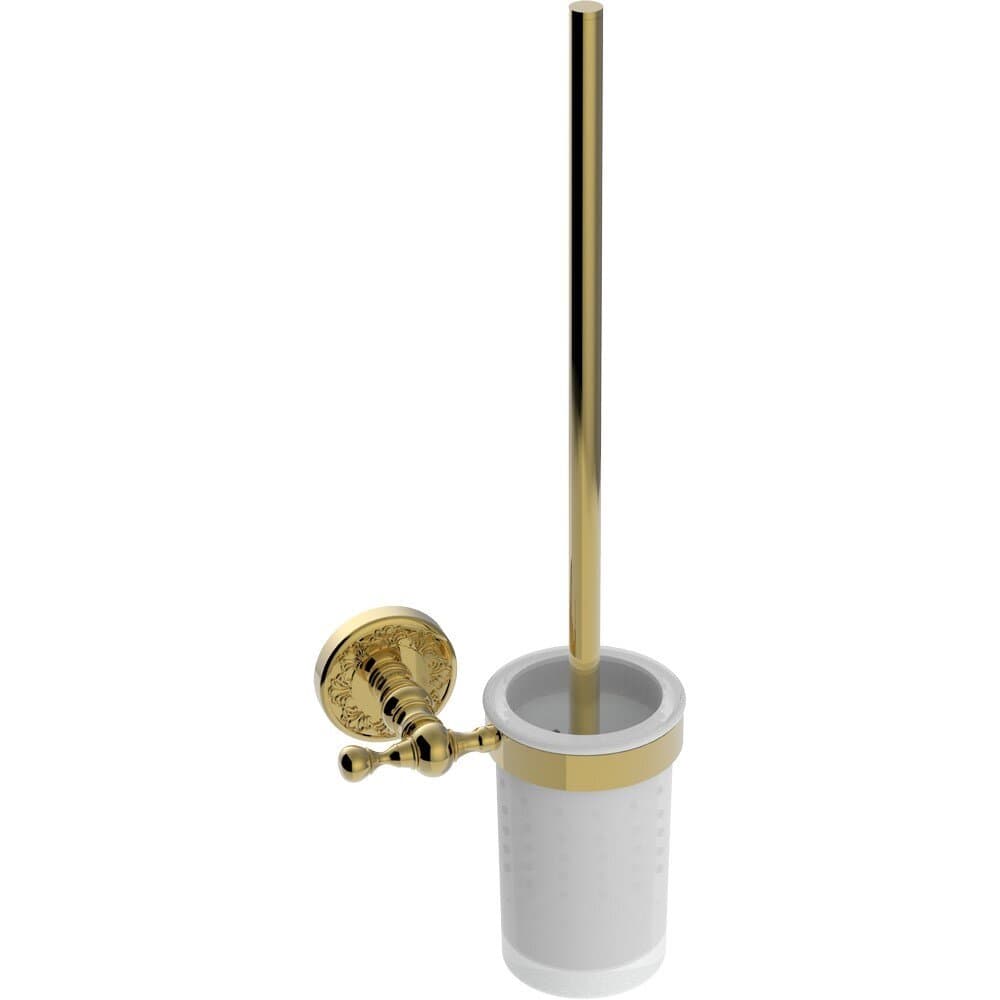 Hurrem Gold Toilet Brush Wall Mounted