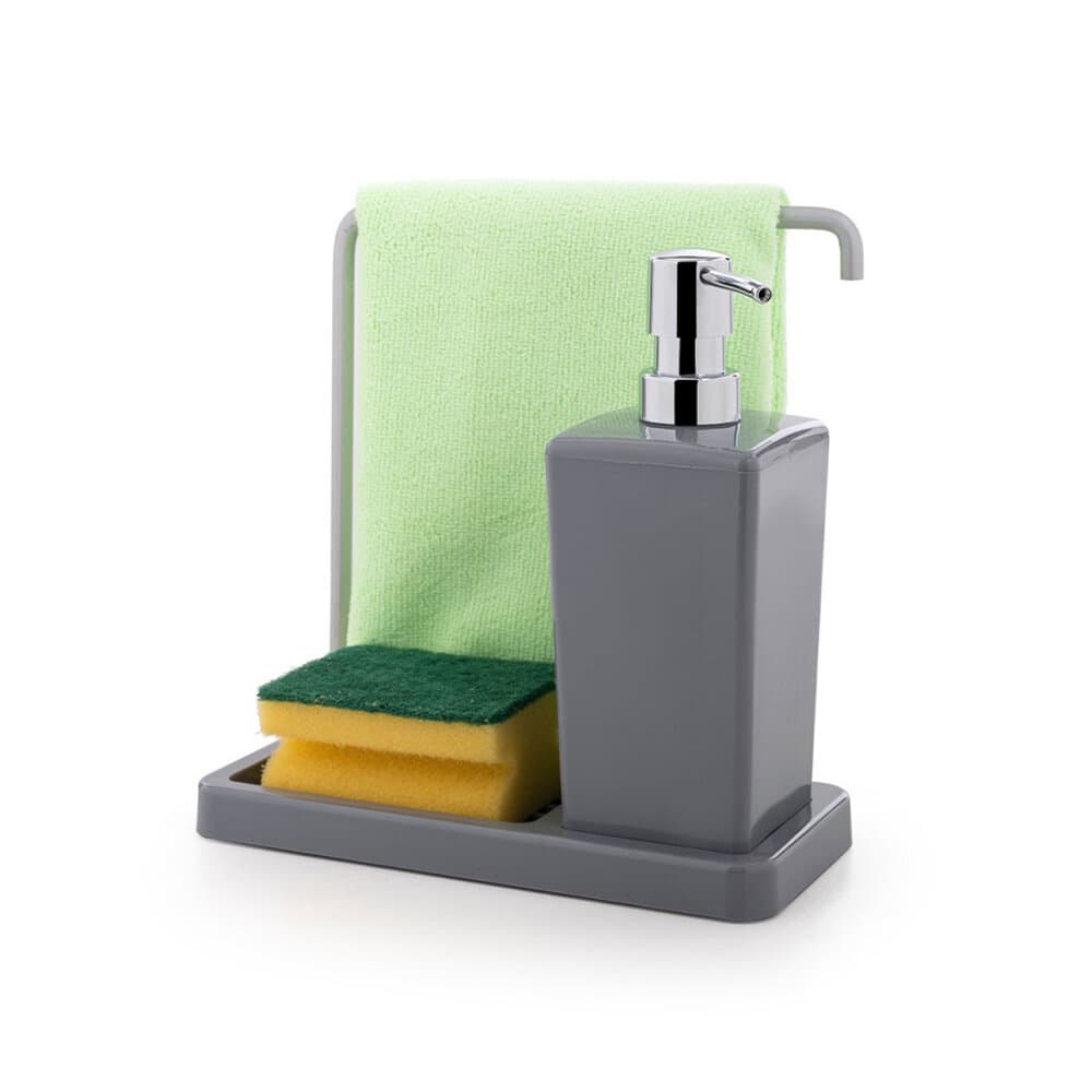 Luna Kitchen Liquid Soap Dispenser Grey 2