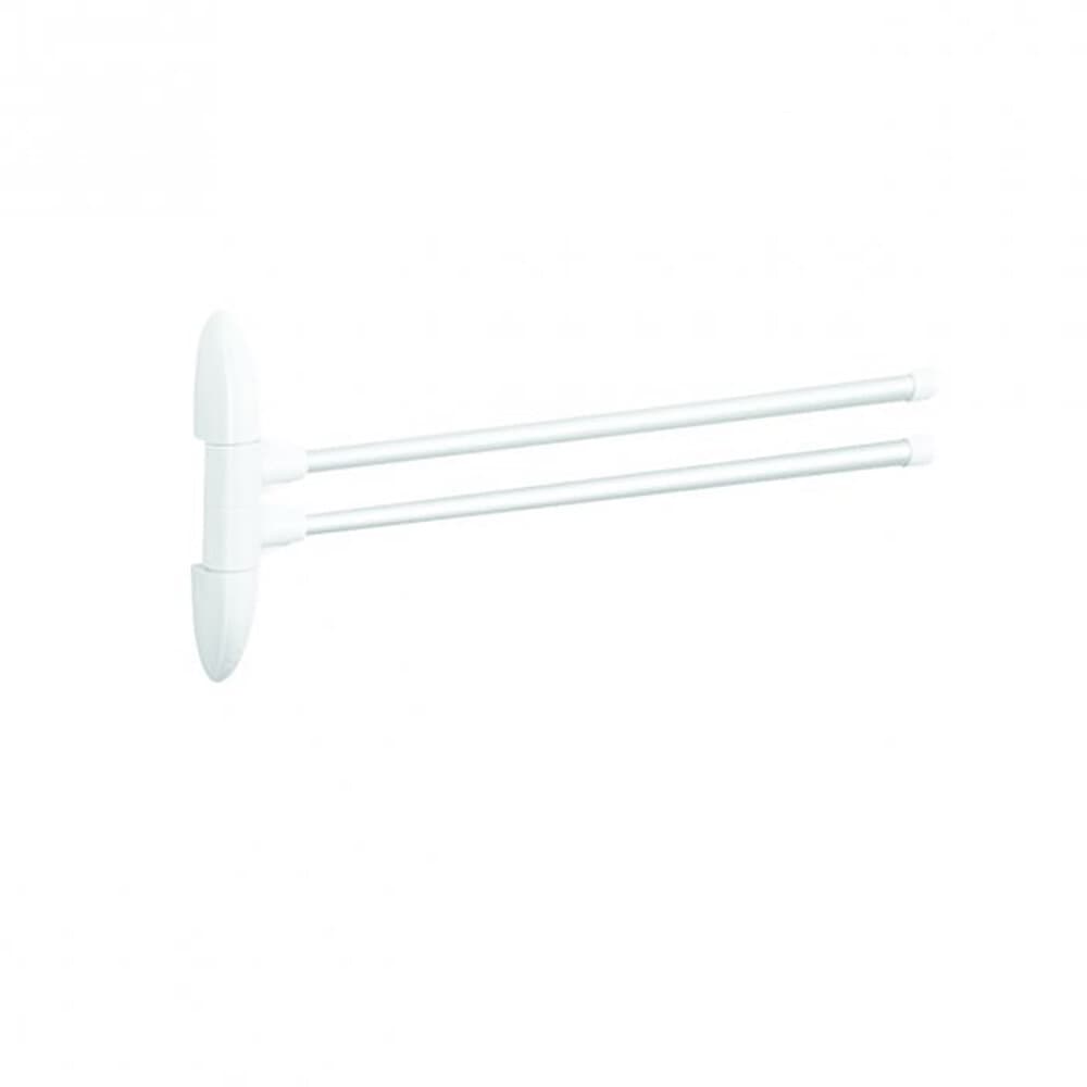 Perla 2-Sleeve Towel Hanger (Silver) 2