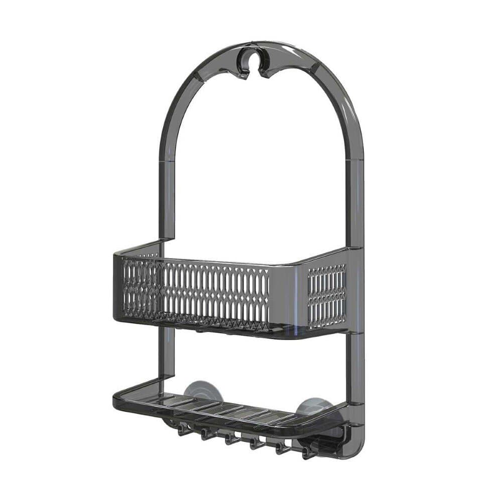 Shower Set Caddy-Transparent Black