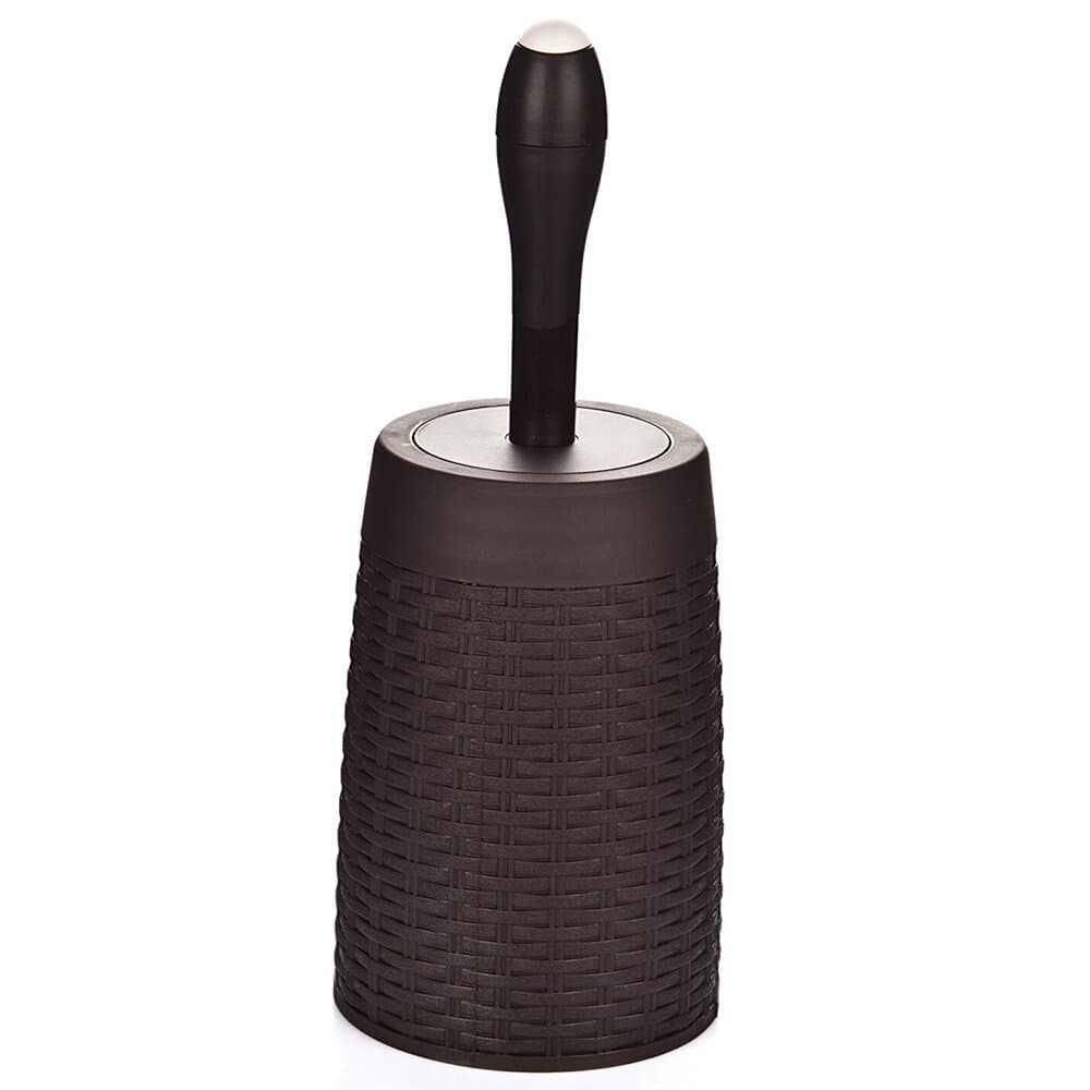 Rattan Roll Plastic Toilet Brush Brown