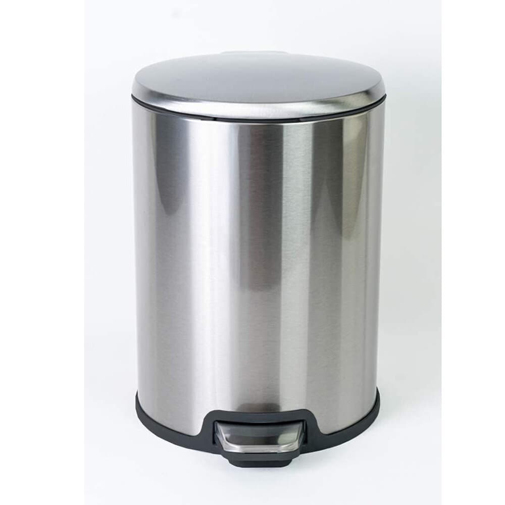 Sigo 12Lt Metal Waste Bin Stainless